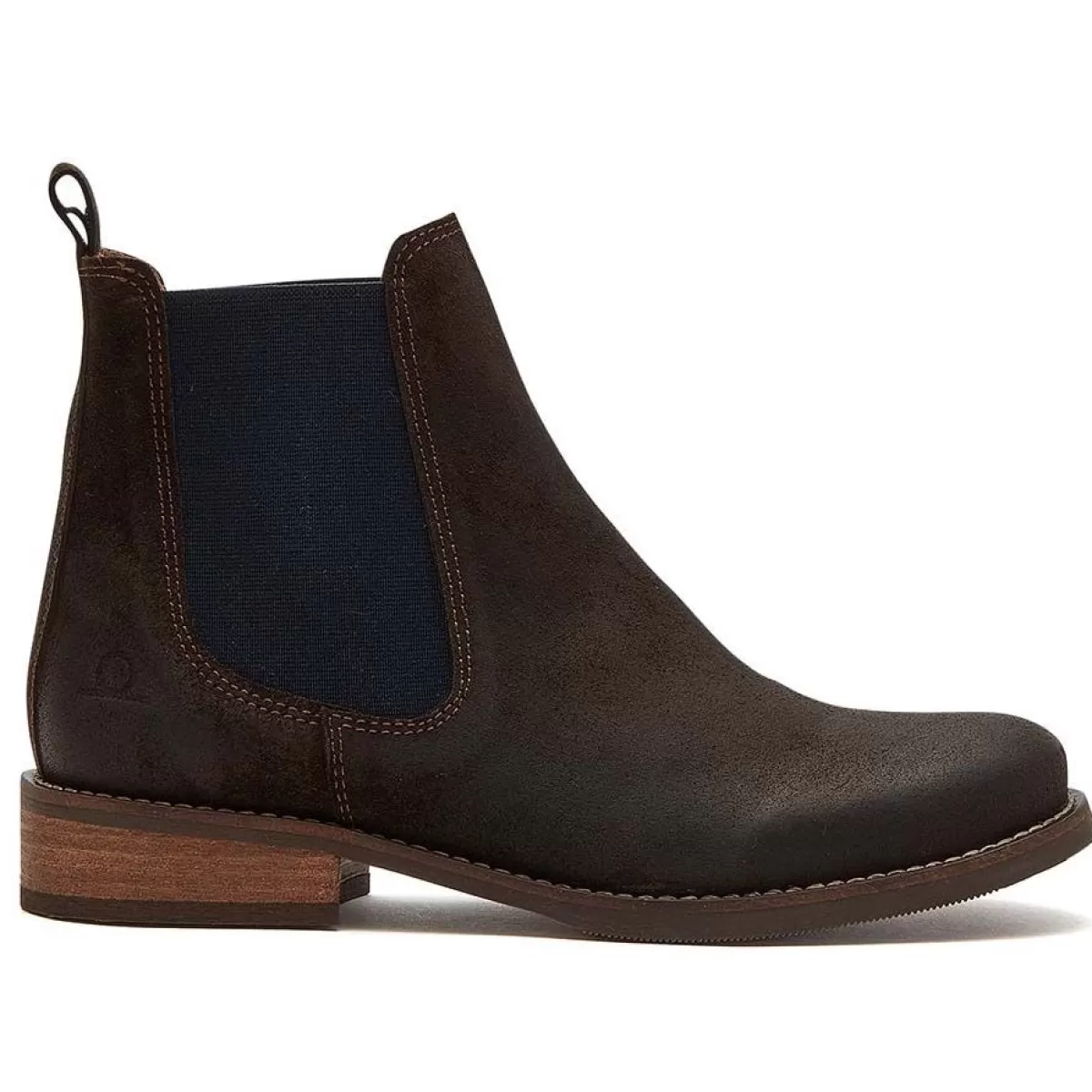 Sale Chatham 30% Off - Ladies Arlington Suede Chelsea Boots - Dark Brown - Size: Uk 7 (Eu40)