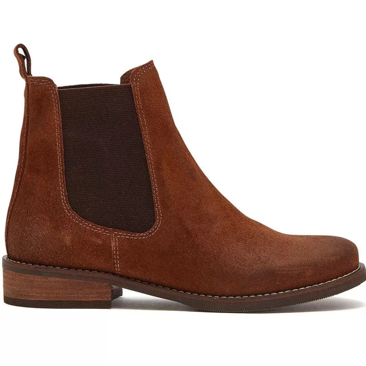 Best Chatham 30% Off - Ladies Arlington Suede Chelsea Boots - Tan Size: 5 (Eu38)