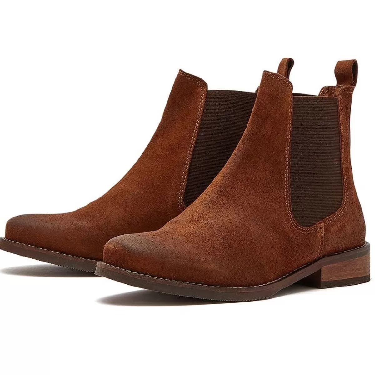 Best Chatham 30% Off - Ladies Arlington Suede Chelsea Boots - Tan Size: 5 (Eu38)
