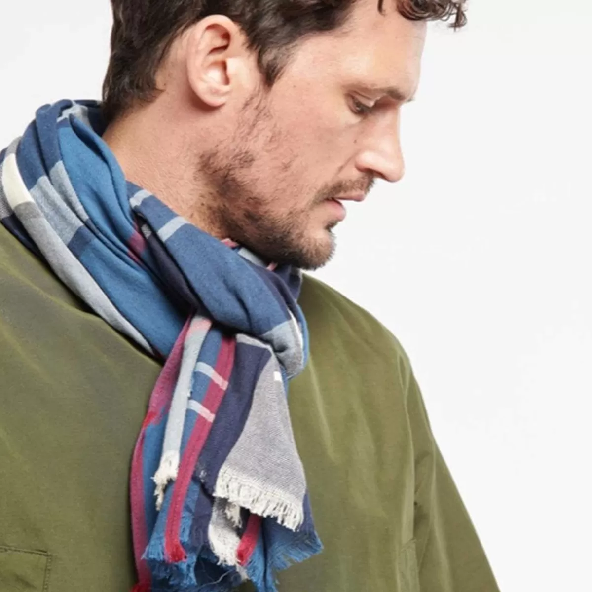 Store Barbour 30% Off Walshaw Scarf - Summer Navy