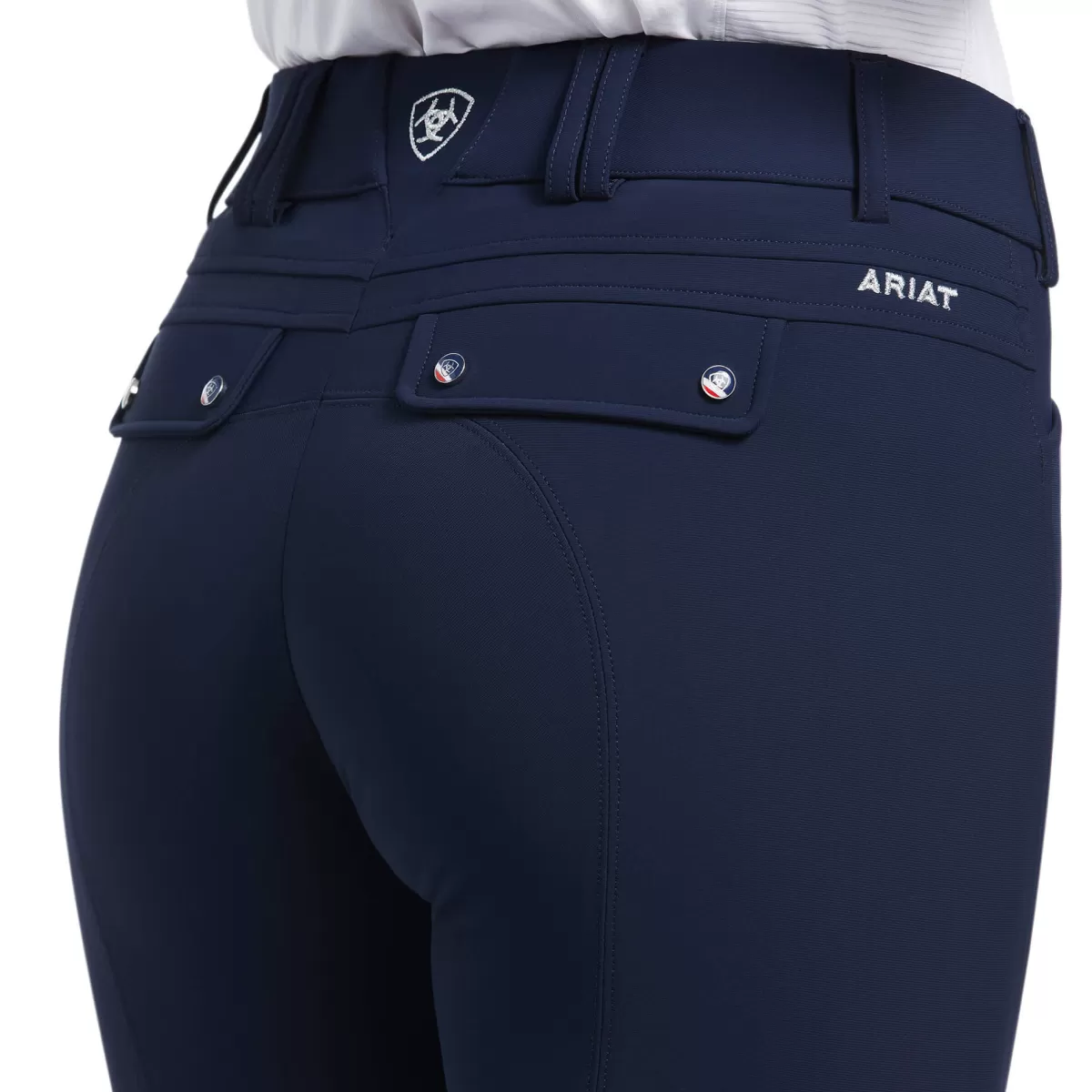 Fashion Ariat 40% Off - Tri Factor Grip Knee Patch Breeches - Womens - Navy - Size: 24 Long & 34 Reg & Long 40% Off Navy Size: 24 Long & 34 Reg & Long