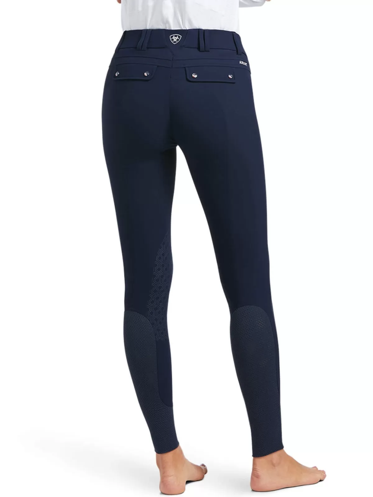 Fashion Ariat 40% Off - Tri Factor Grip Knee Patch Breeches - Womens - Navy - Size: 24 Long & 34 Reg & Long 40% Off Navy Size: 24 Long & 34 Reg & Long