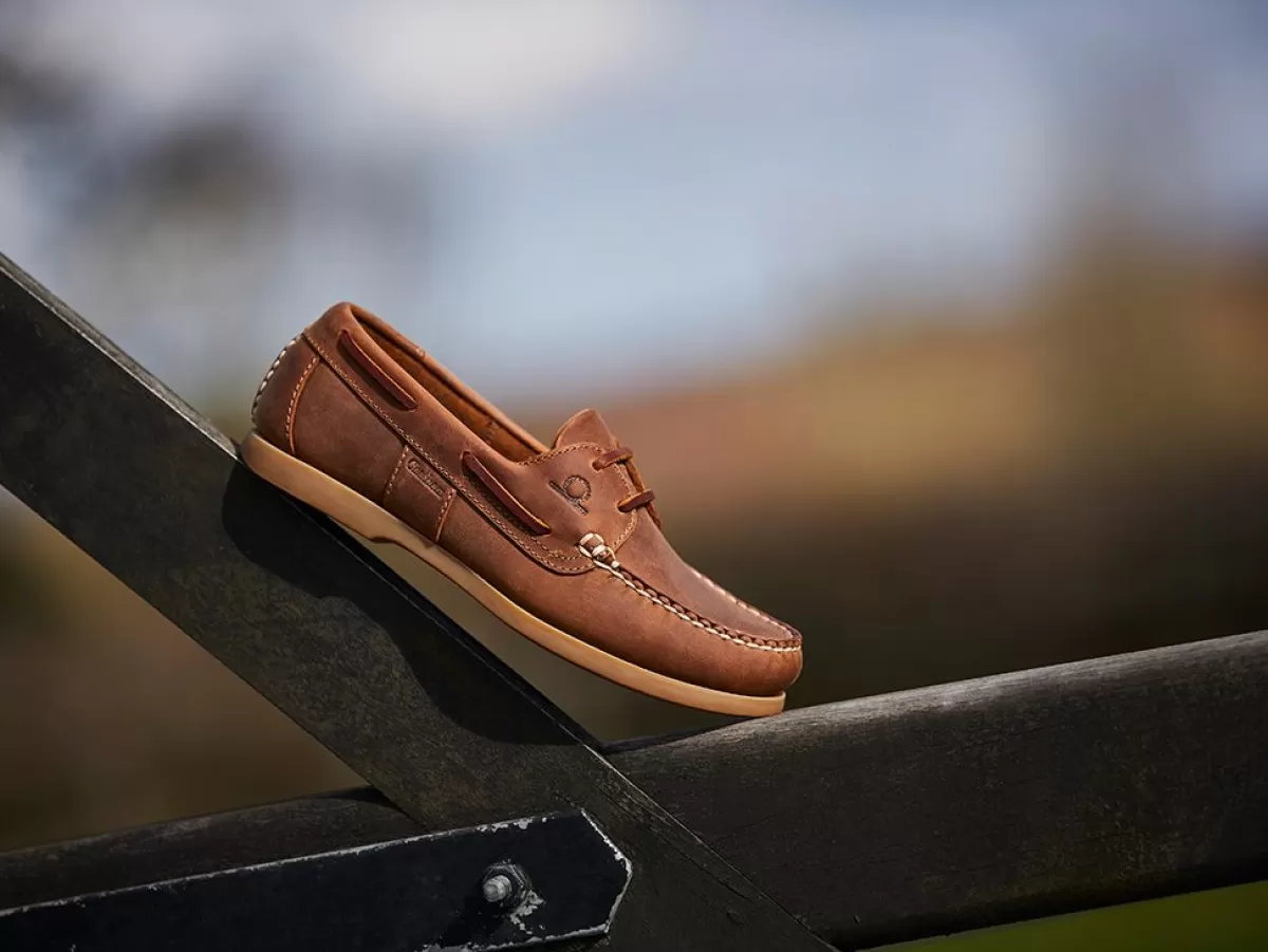 Online Chatham 40% Off - Ladies Java G2 Leather Sustainable Deck Shoes - Walnut - Size: Uk 4.5 (Eu37.5)