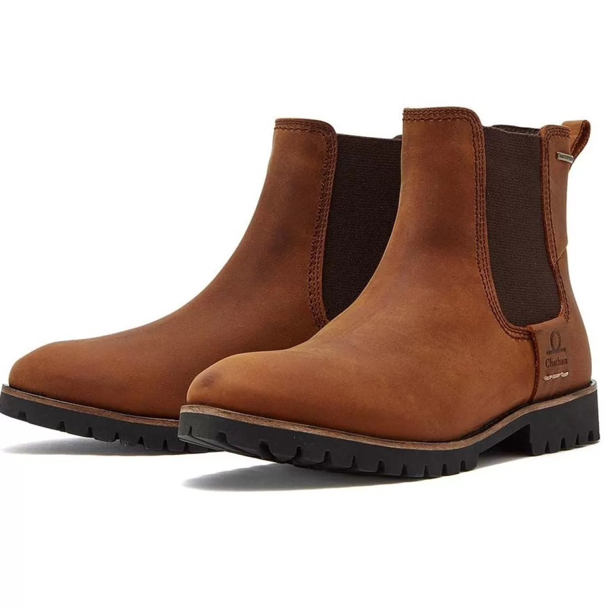 Clearance Chatham 40% Off - Ladies Olympia Chelsea Boots - Walnut - Size: Uk 5 (Eu 38)