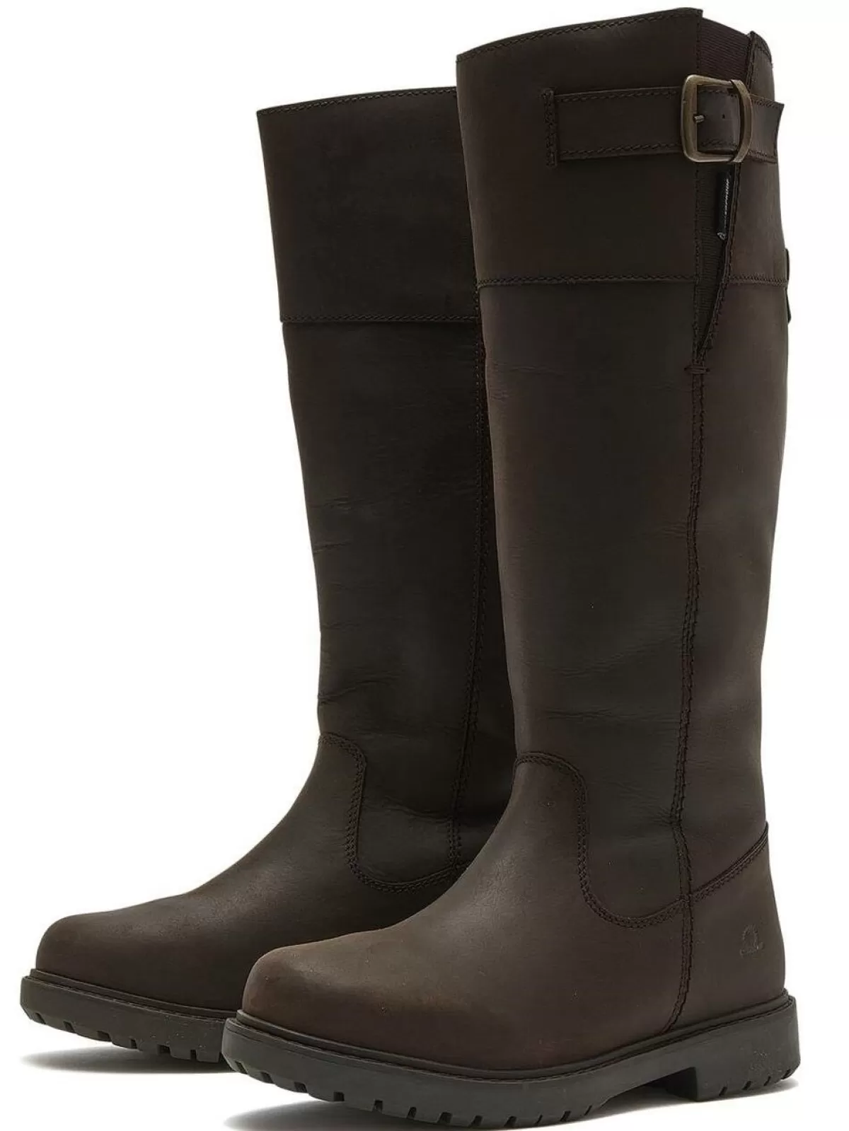 New Chatham 40% Off Ladies Brooksby Waterproof Riding Boots - Dark Brown Leather - Size: Uk 7 (Eu40)