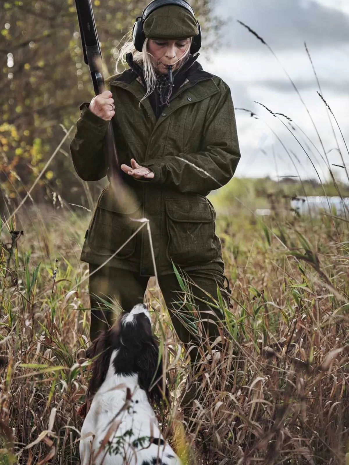 Clearance Harkila 40% Off Shooting Jacket - Ladies Stornoway - Willow Green - Size: Uk 16 (Eu 44)