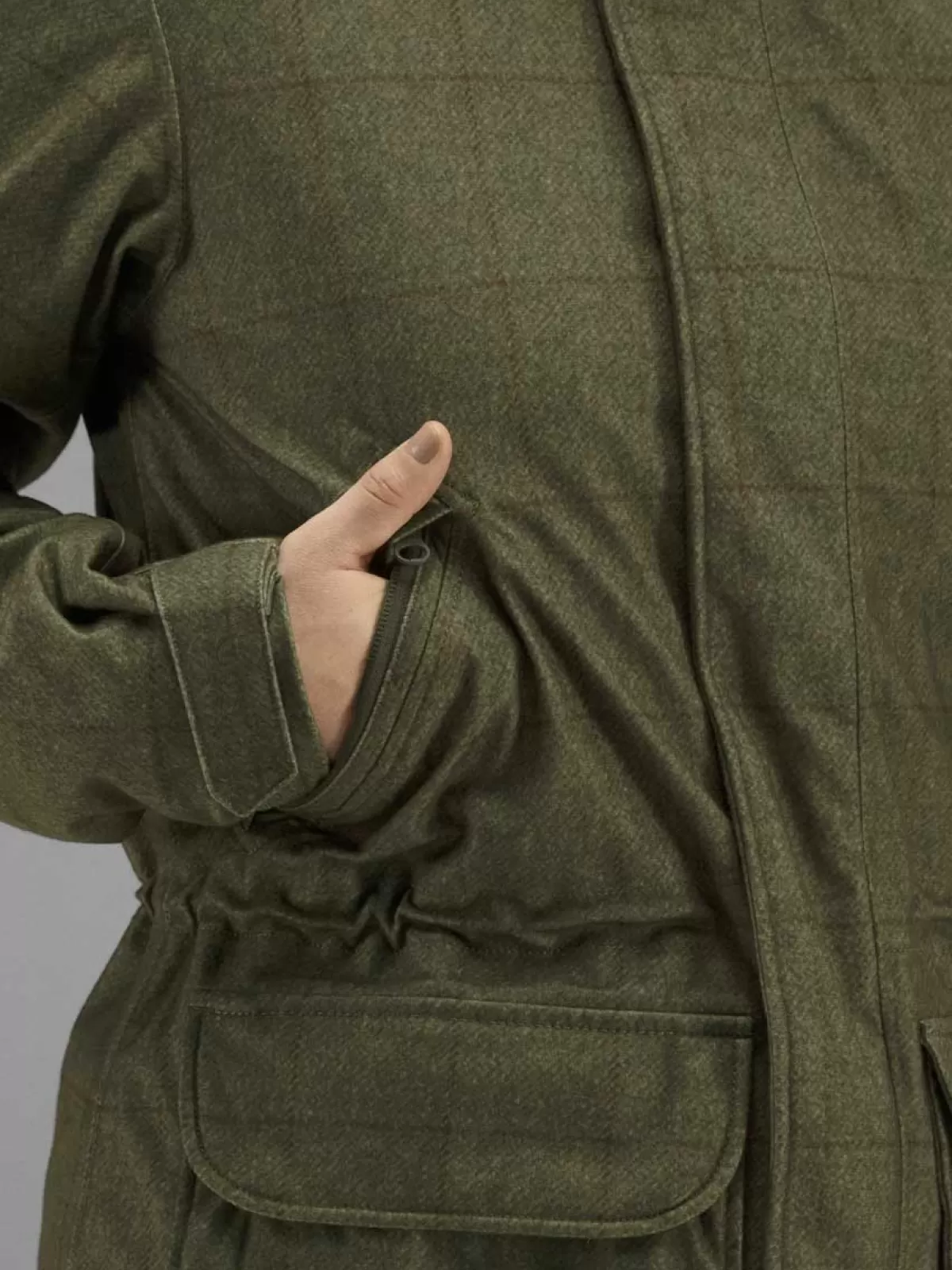 New Harkila 40% Off Shooting Jacket - Ladies Stornoway - Willow Green - Size: Uk 16 (Eu 44)