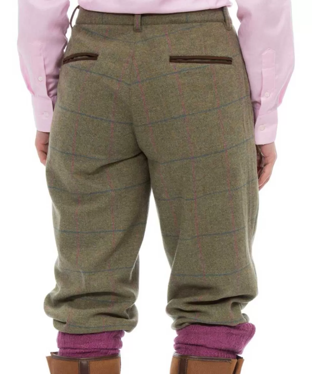 New Alan Paine 50% Off - Combrook Breeks - Ladies Tweed - Juniper - Size: Uk 10