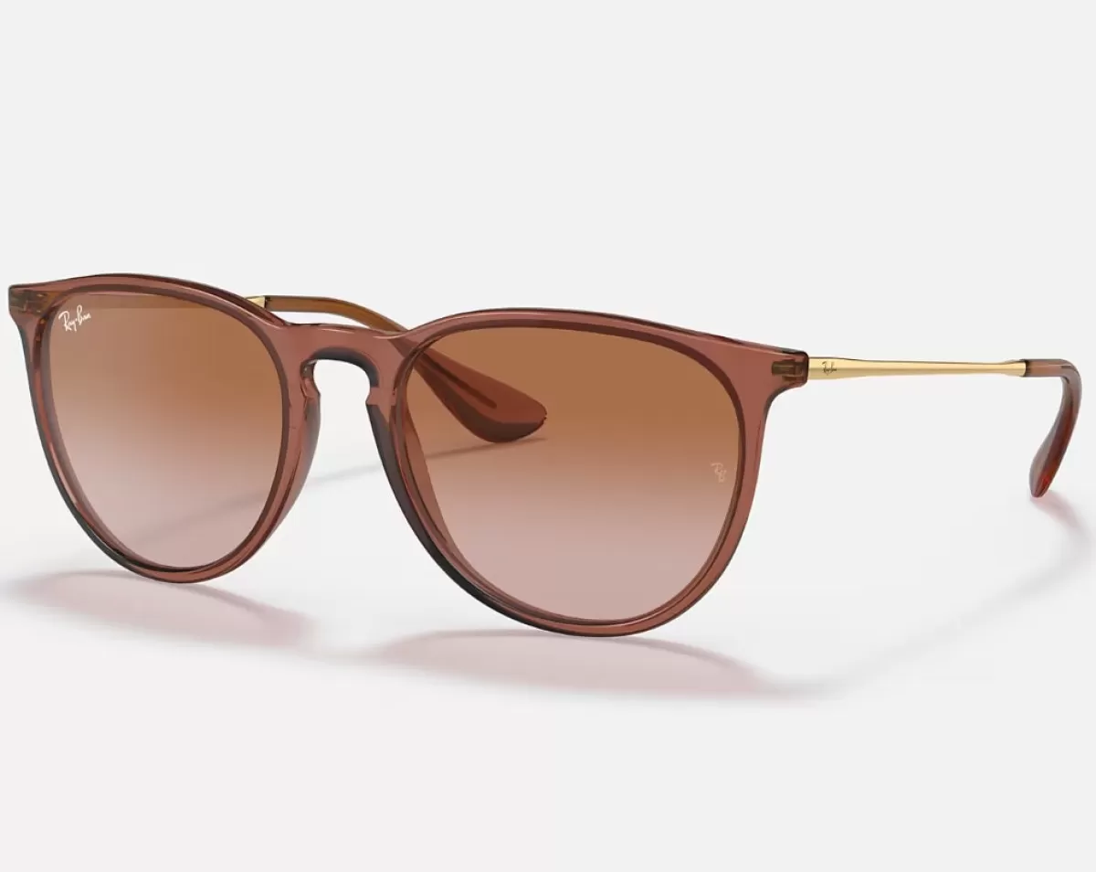 Shop Ray-Ban 50% Off - Sunglasses Erika Classic - Transparent Light Brown - Gradient Brown Lens
