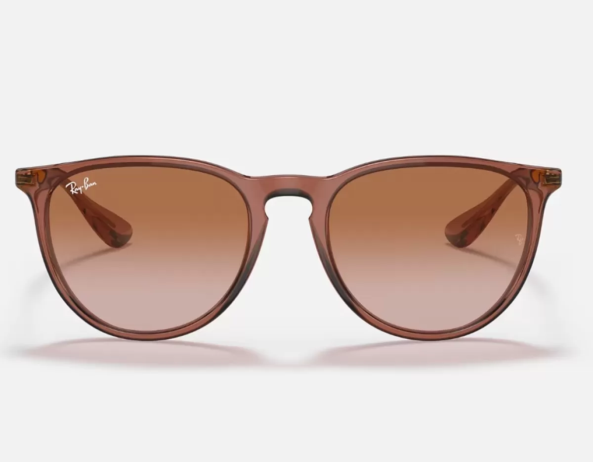 Shop Ray-Ban 50% Off - Sunglasses Erika Classic - Transparent Light Brown - Gradient Brown Lens