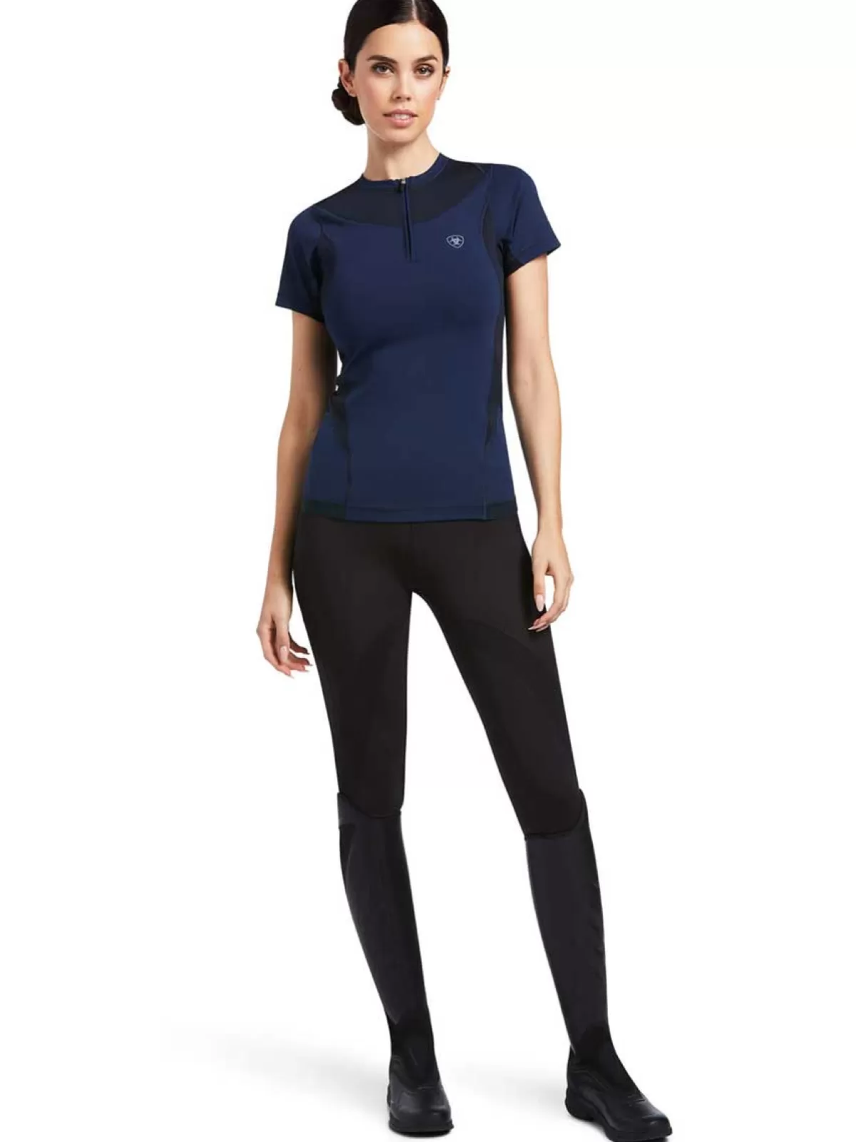 Cheap Ariat 50% Off Ascent 1/4 Zip Baselayer - Womens - Navy - Size: Xl 50% Off Ariat Ascent 1/4 Zip Baselayer Womens Navy Size: Xl