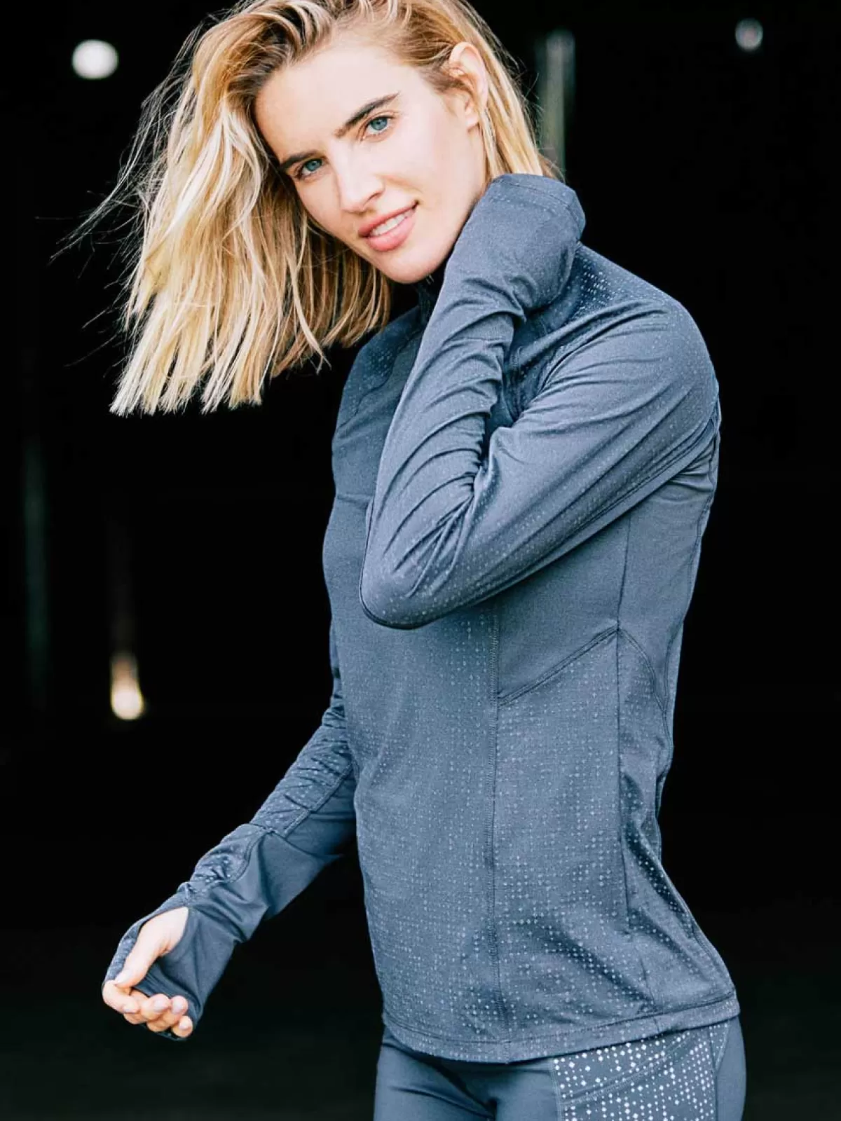 Flash Sale Ariat 50% Off Lumina Lowell 1/4 Zip Baselayer - Womens - Ebony 50% Off Ebony