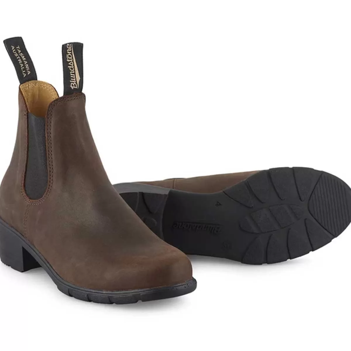 New Blundstone 50% Off 1673 Boots - Women's Series - Leather - Antique Brown - Size: Uk 4