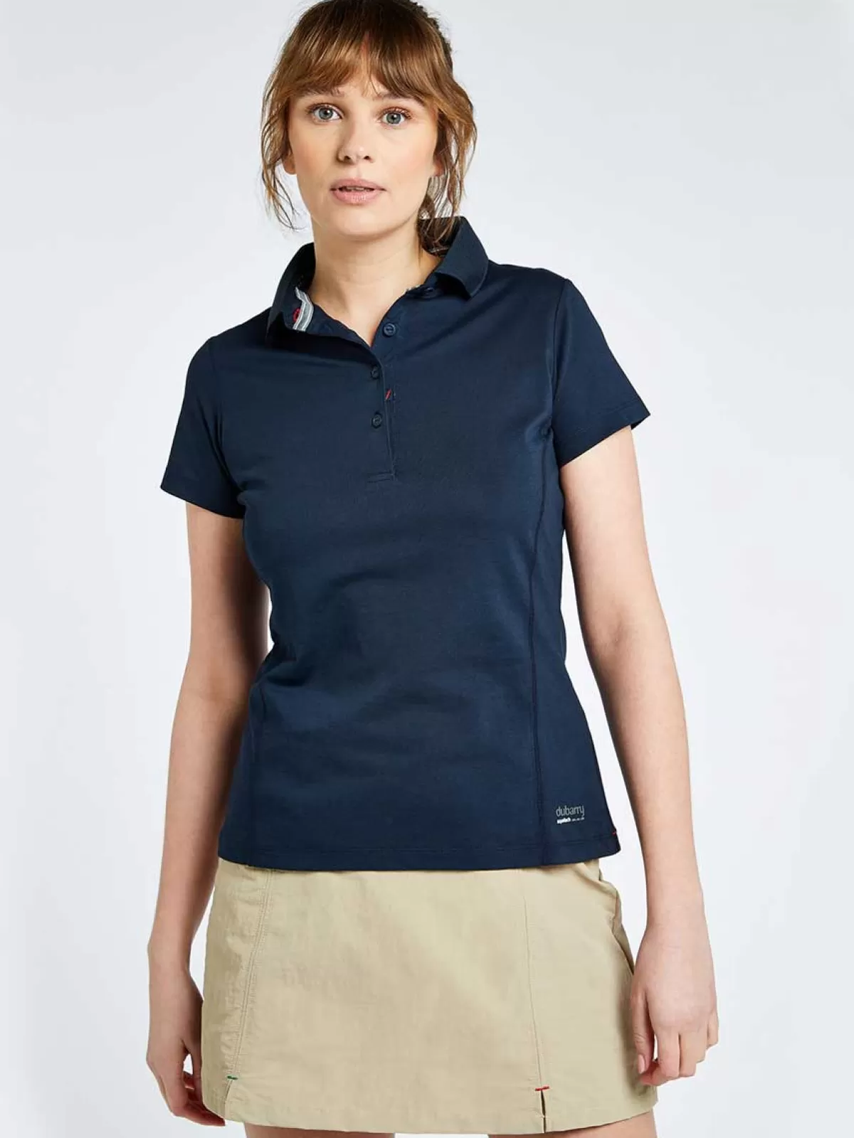Clearance Dubarry 50% Off Martinique Womens Short-Sleeve Polo - Navy - Size: Uk12 50% Off Navy Size: Uk12