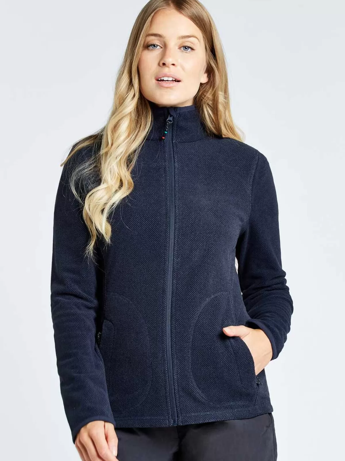 Flash Sale Dubarry 50% Off Sicily Womens Full-Zip Technical Fleece - Navy - Size: Uk 14 (Eu40)