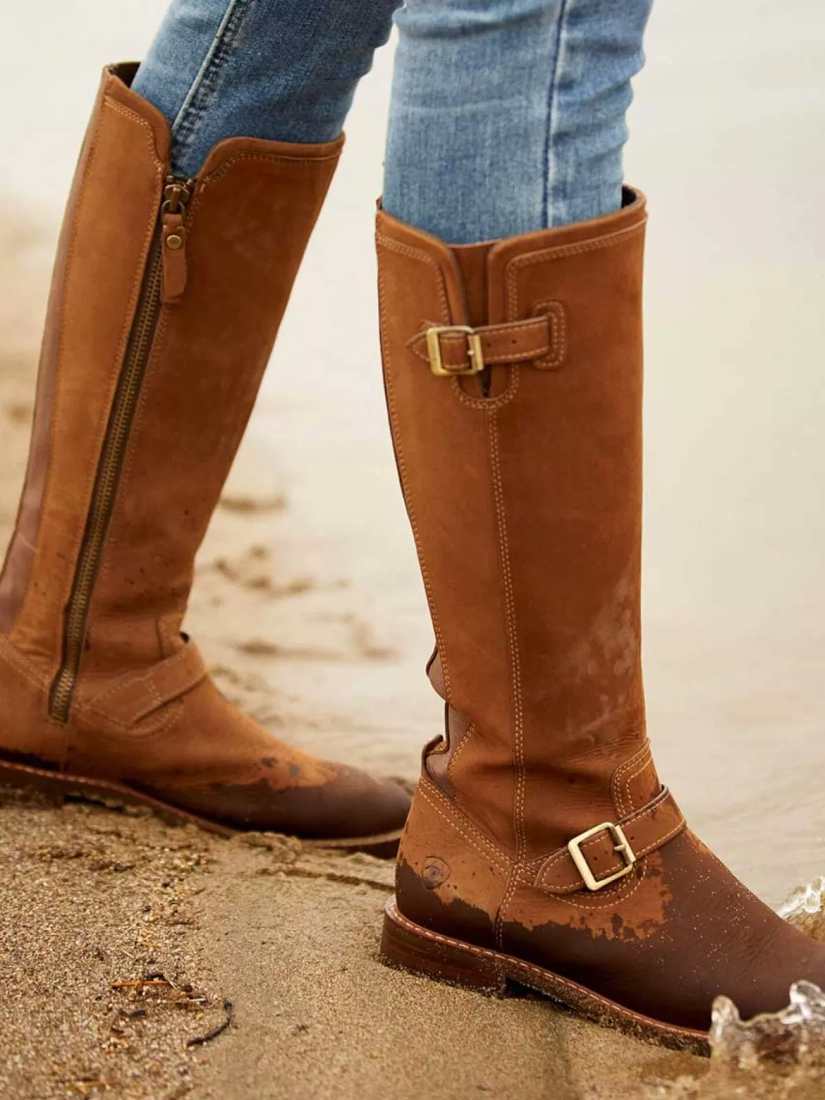 Shop Ariat 60% Off - Boots - Womens Sadie H20 Waterproof - Dark Earth - Size: Uk 3.5 (Eu 36.5)
