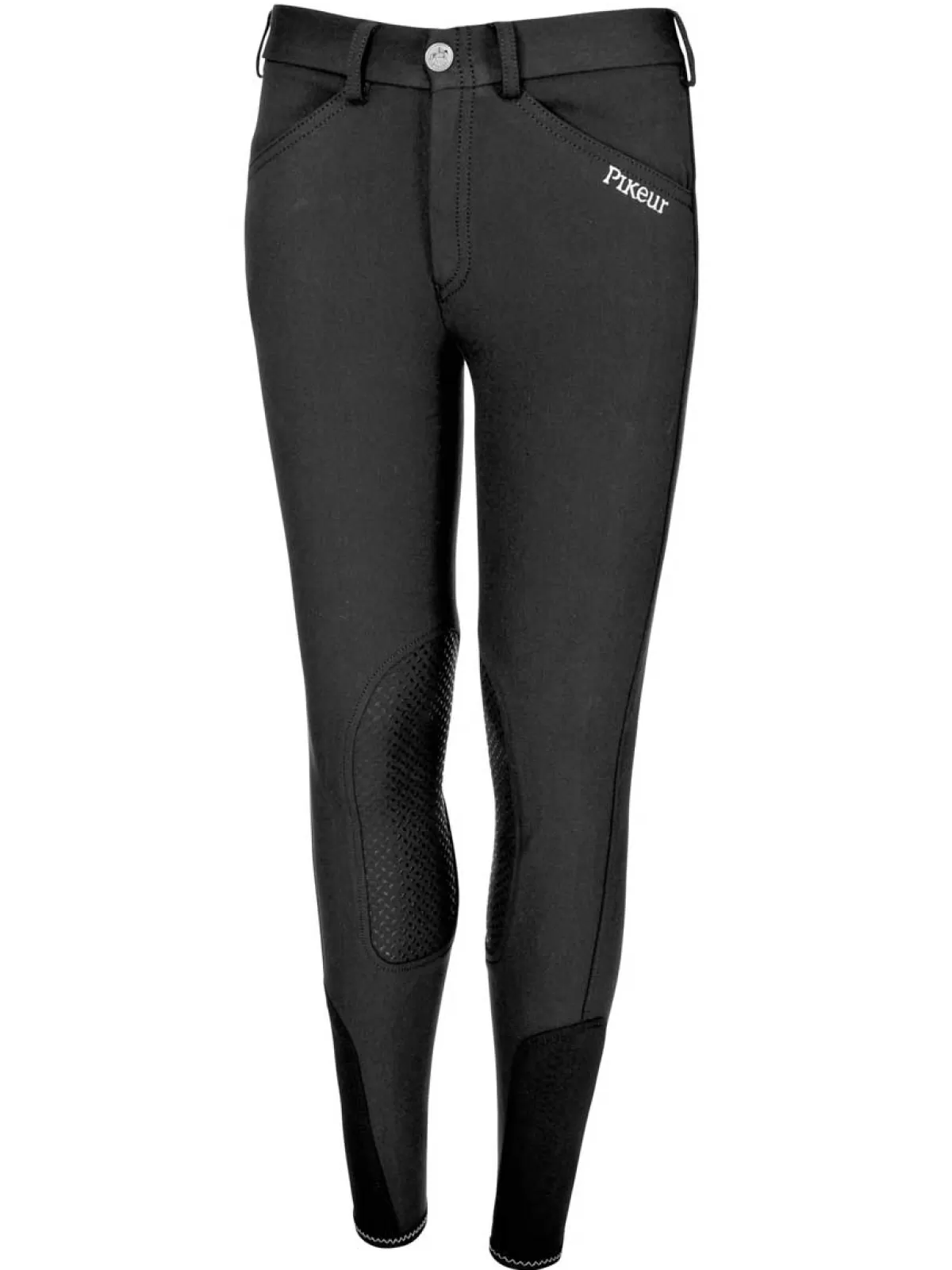 Fashion Pikeur 60% Off - Junior Breeches – Girls Brooklyn Knee Grip - Black