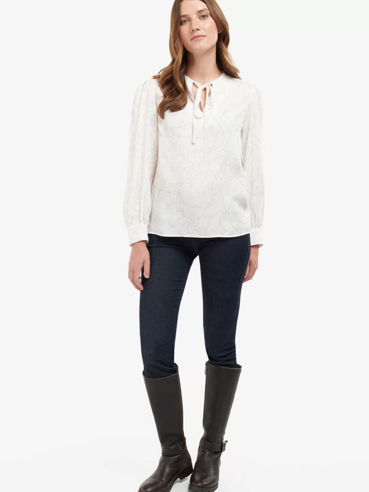 Sale Barbour 60% Off Regia Top - Ladies - Classic Multi - Size: Uk 8