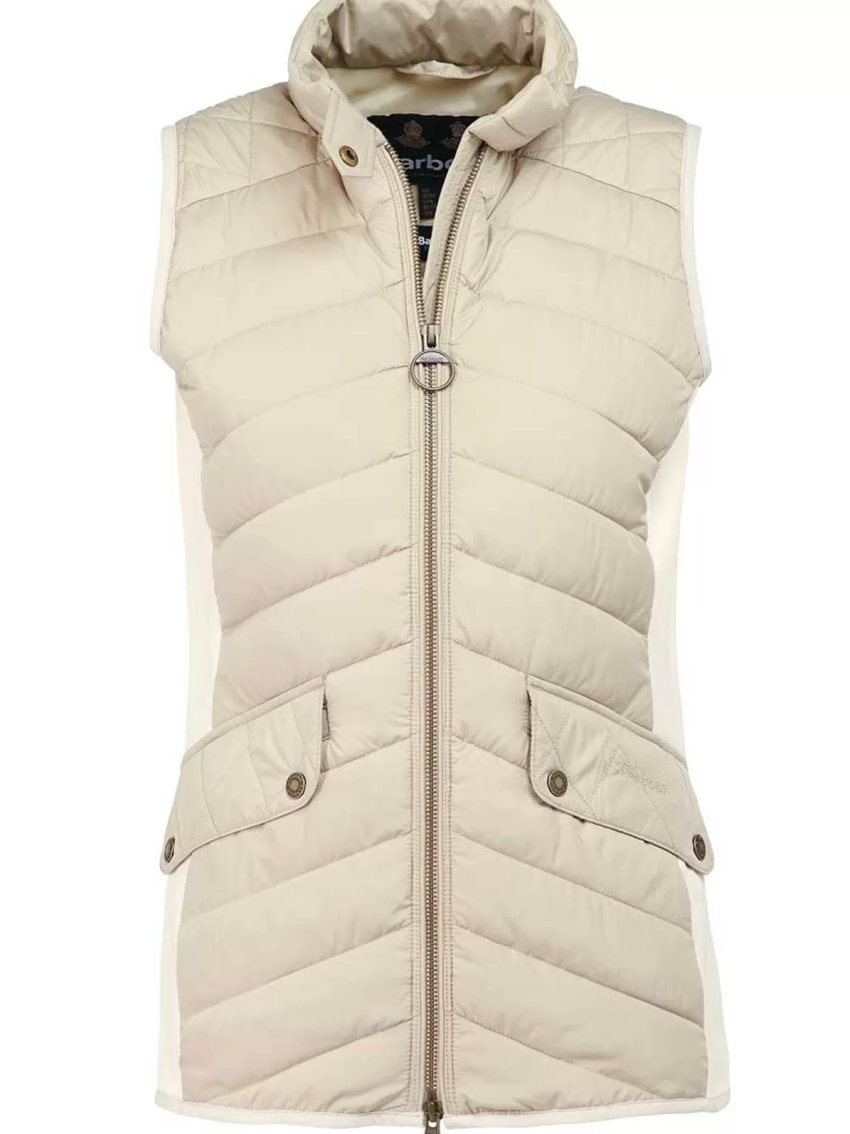 Discount Barbour 60% Off Stretch Cavalry Gilet - Ladies - Light Sand - Size: Uk 8
