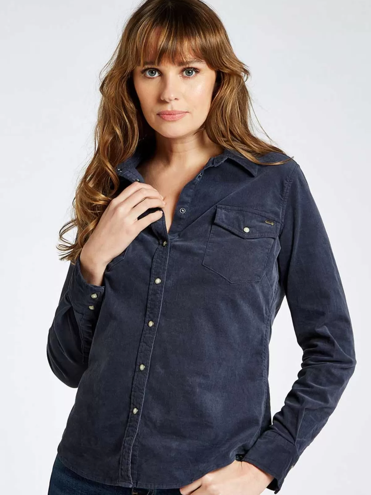 Cheap Dubarry 60% Off Angelica Pincord Ladies Shirt - Indigo 60% Off Dubarry Angelica Pincord Ladies Shirt Indigo