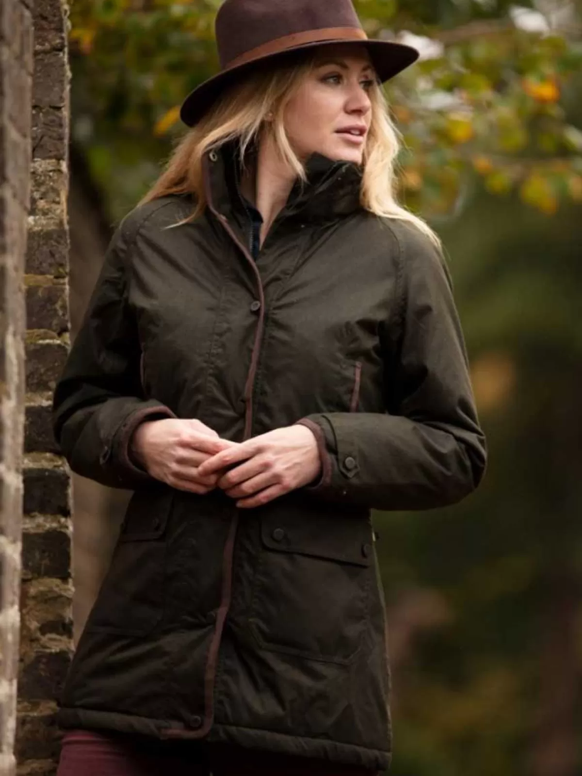 Shop Alan Paine Fernley Weekend Coat - Ladies Waterproof - Woodland Alan Paine Fernley Weekend Coat Ladies Waterproof Woodland