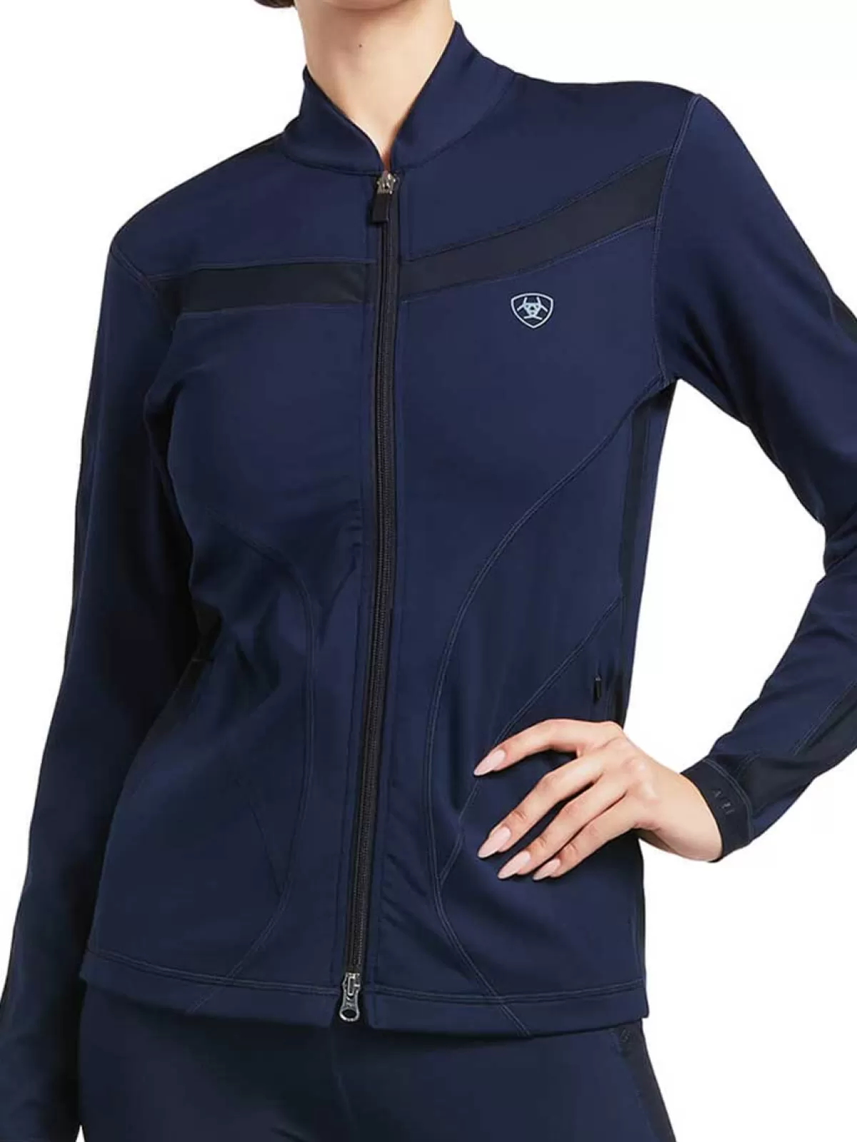 Cheap Ariat Ascent Full Zip Sweatshirt - Womens Navy