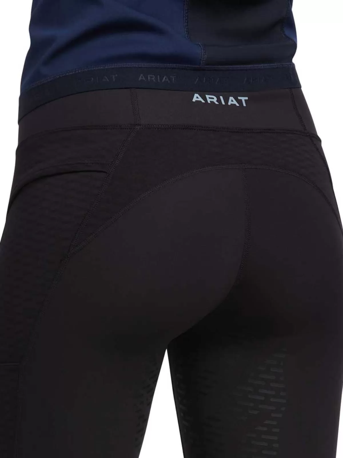 Best Sale Ariat Ascent Half Grip Riding Tights - Womens Black