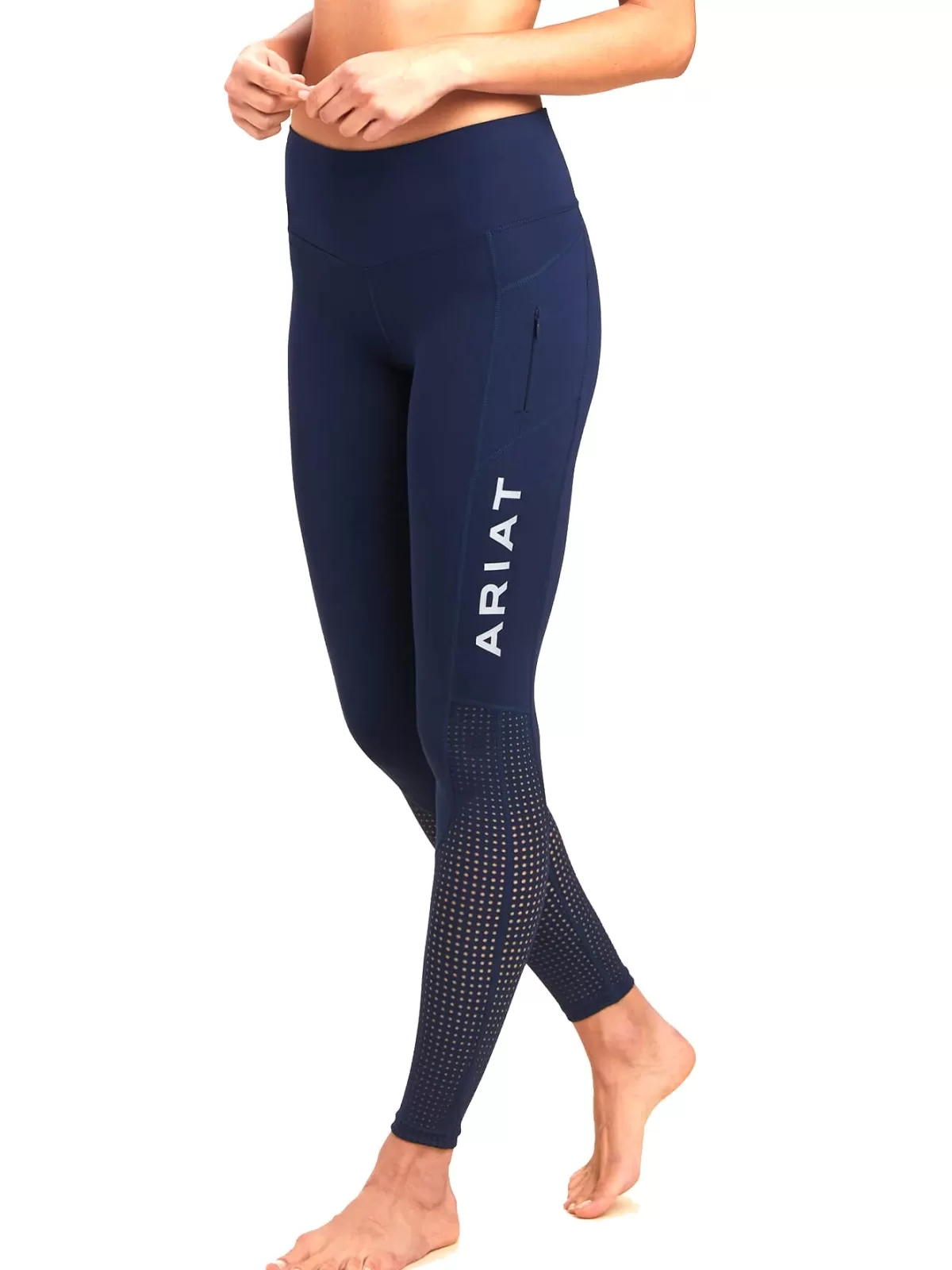 Best Sale Ariat Eos Full Seat Riding Tights - Womens Navy