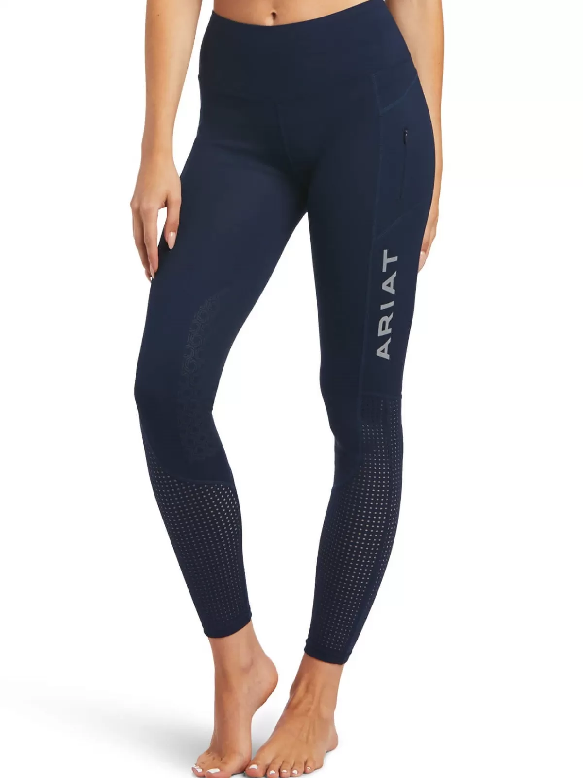 Store Ariat Eos Knee Patch Riding Tights - Womens Navy