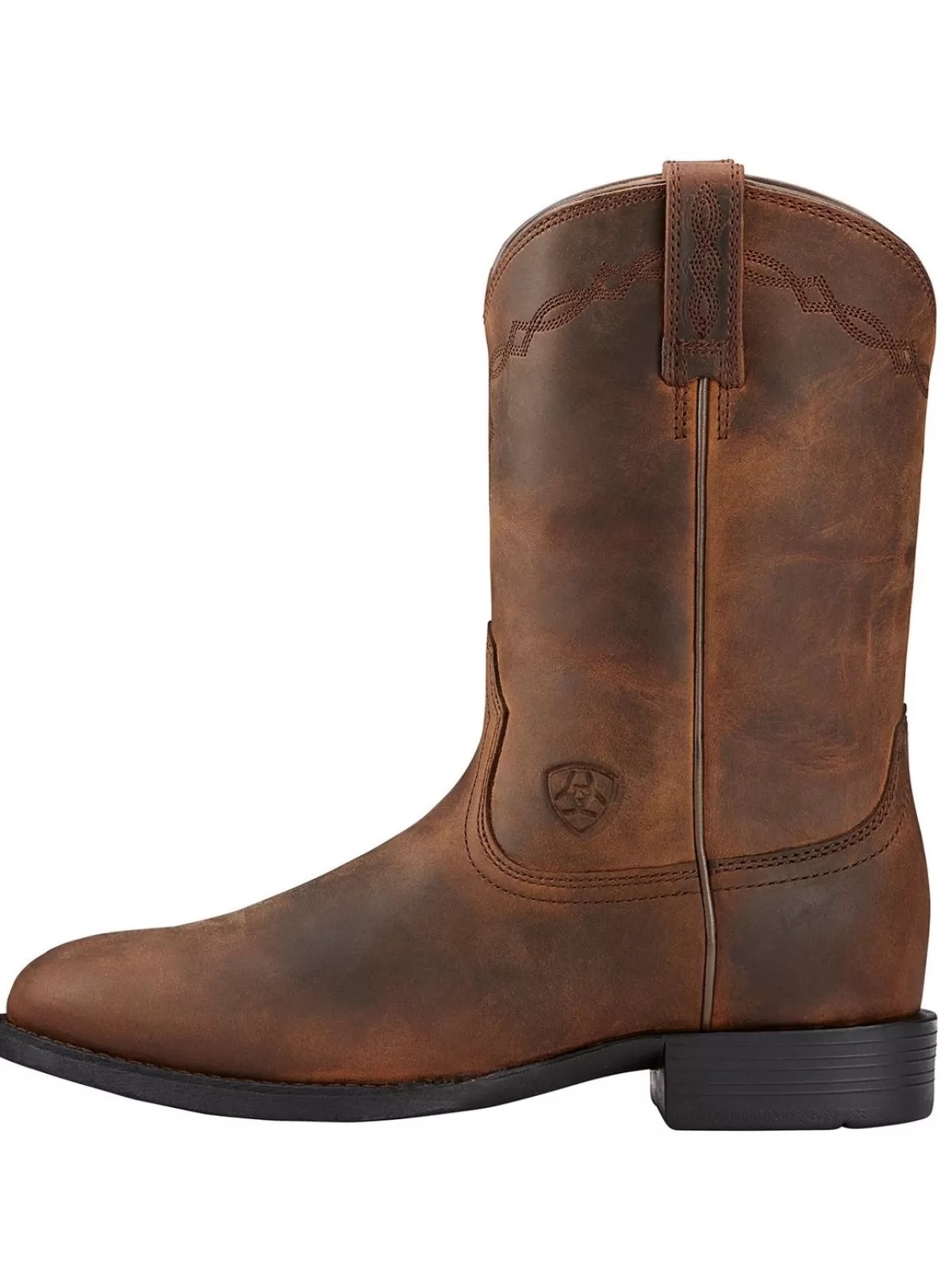 Clearance Ariat Heritage Roper Boots - Womens Western Cowgirl - Distressed Brown