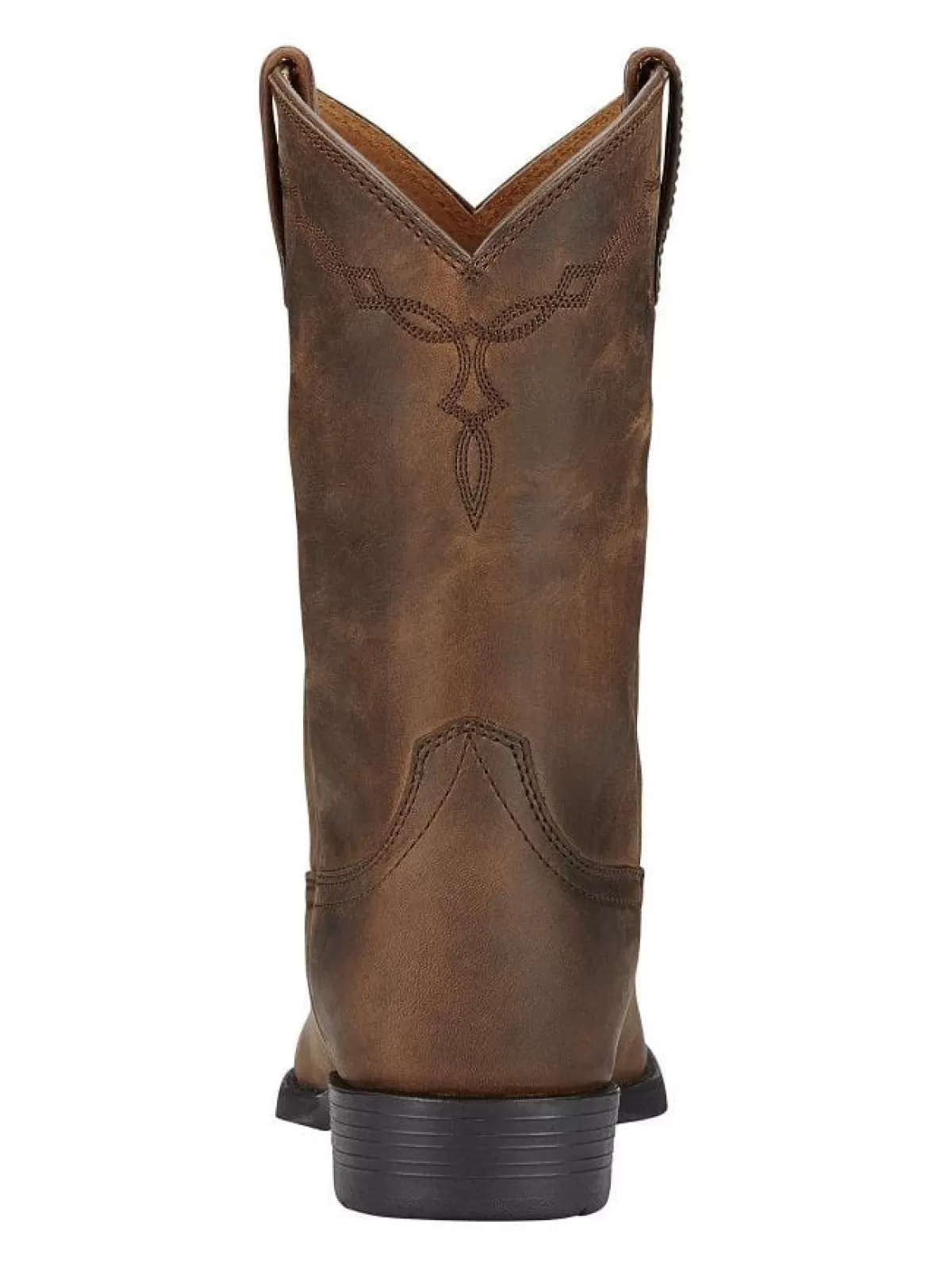 Clearance Ariat Heritage Roper Boots - Womens Western Cowgirl - Distressed Brown