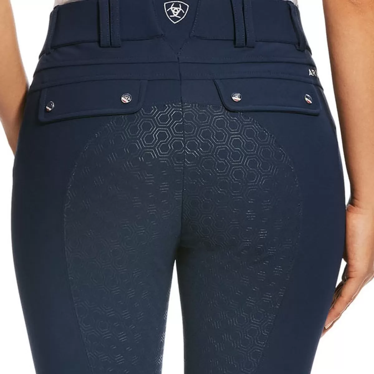 Clearance Ariat Tri Factor Grip Full Seat Breeches – Womens Navy