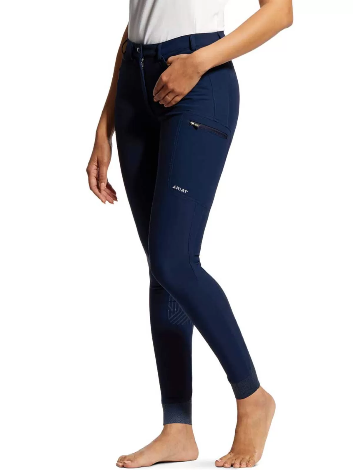 Cheap Ariat Triton Grip Knee Patch Breeches – Womens - Navy