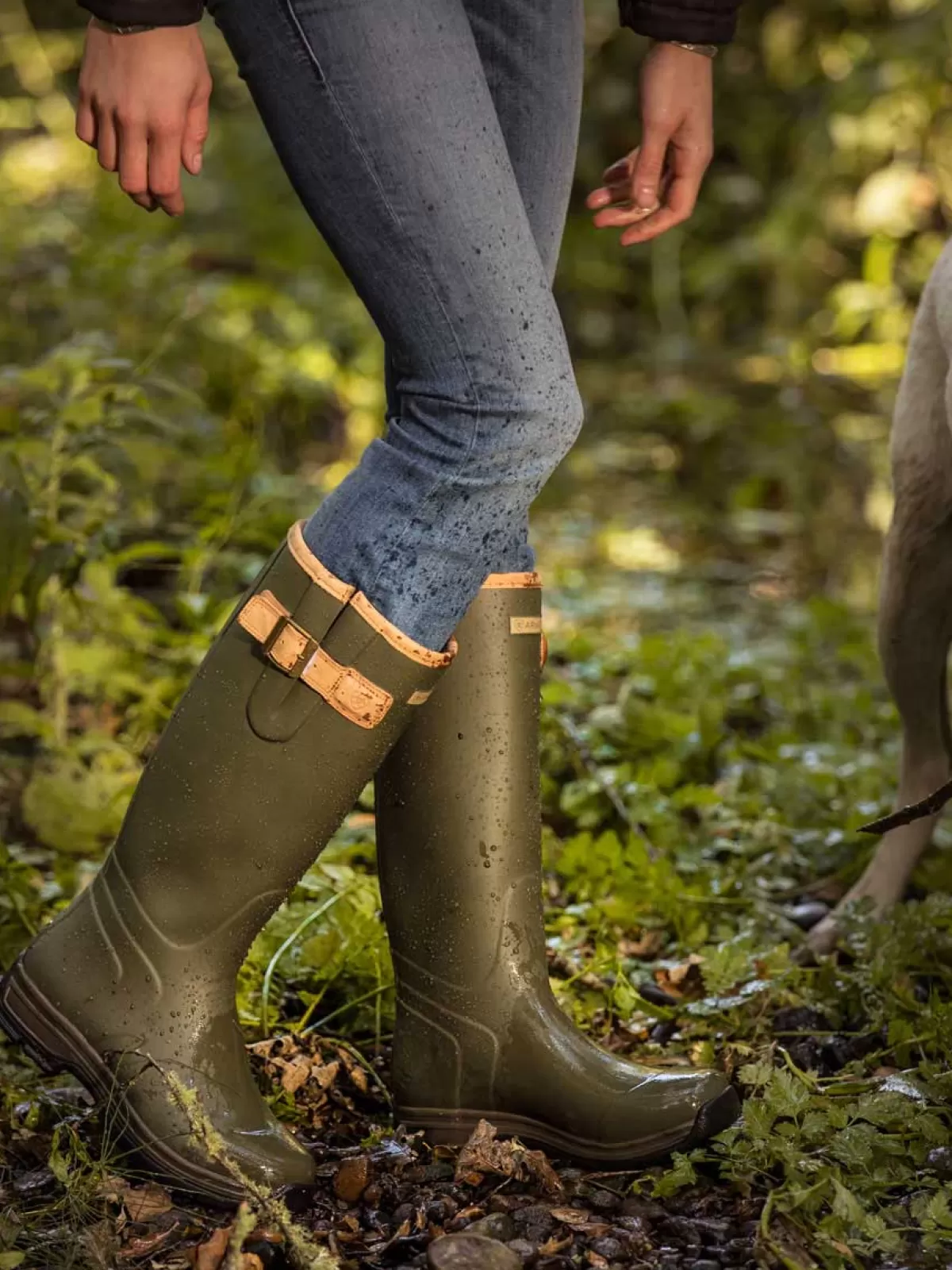 Cheap Ariat Wellies - Womens Burford Neoprene Insulated Boots Olive Green