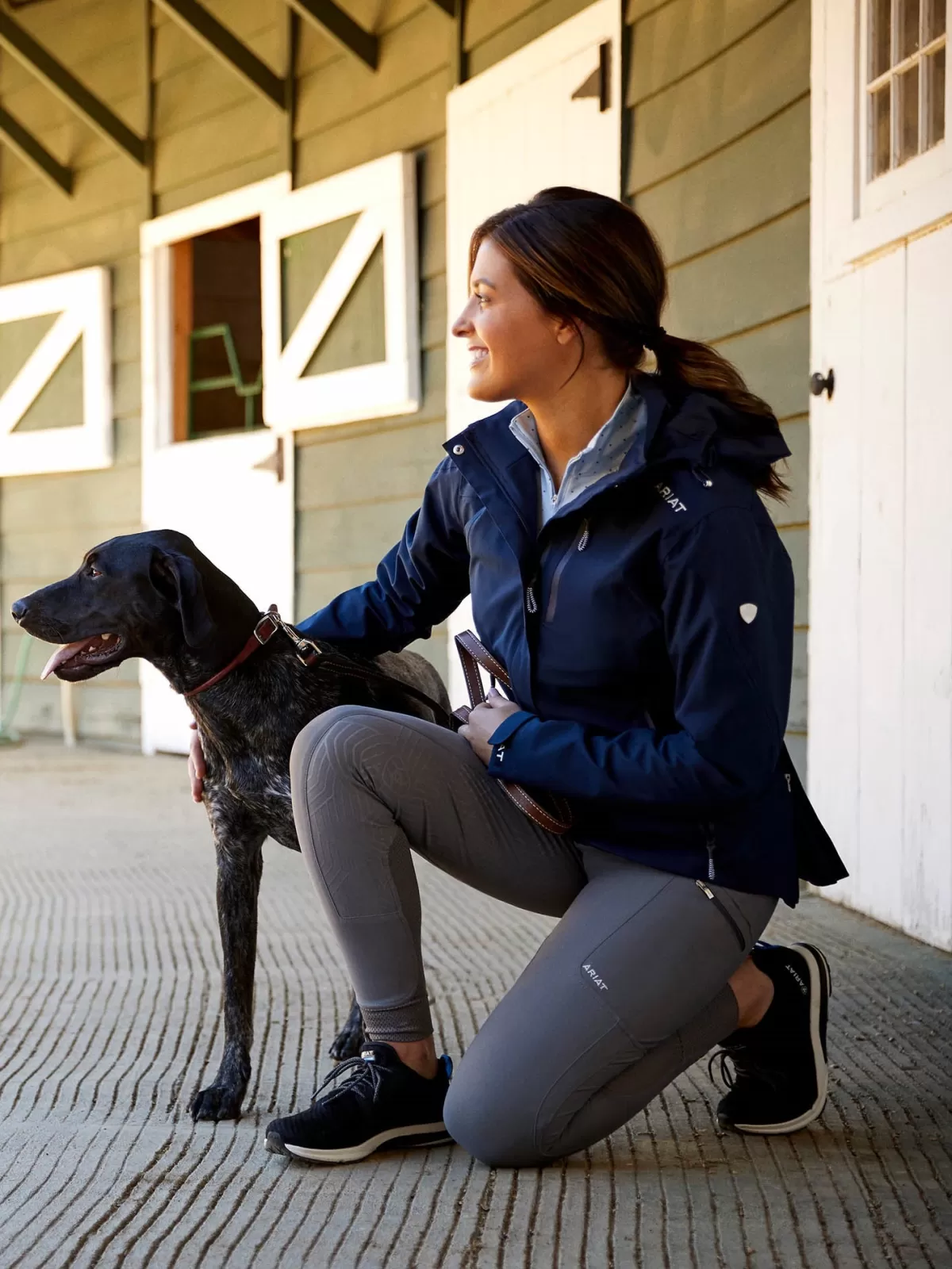 Clearance Ariat Women's Coastal Waterproof Jacket - Navy