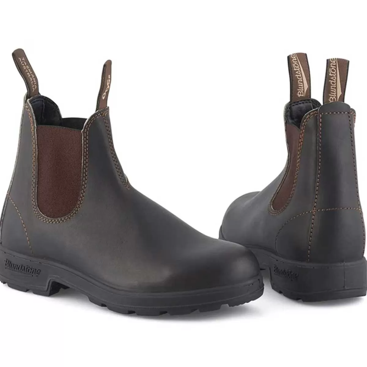 Outlet Blundstone Boots - 500 Leather - Stout Brown