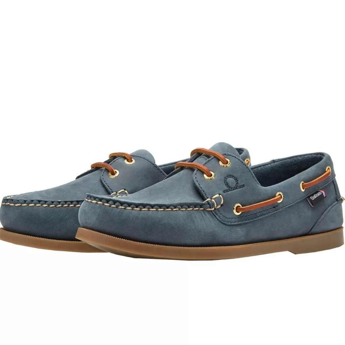 Cheap Chatham Ladies Deck Ii G2 Leather Boat Shoes Blue