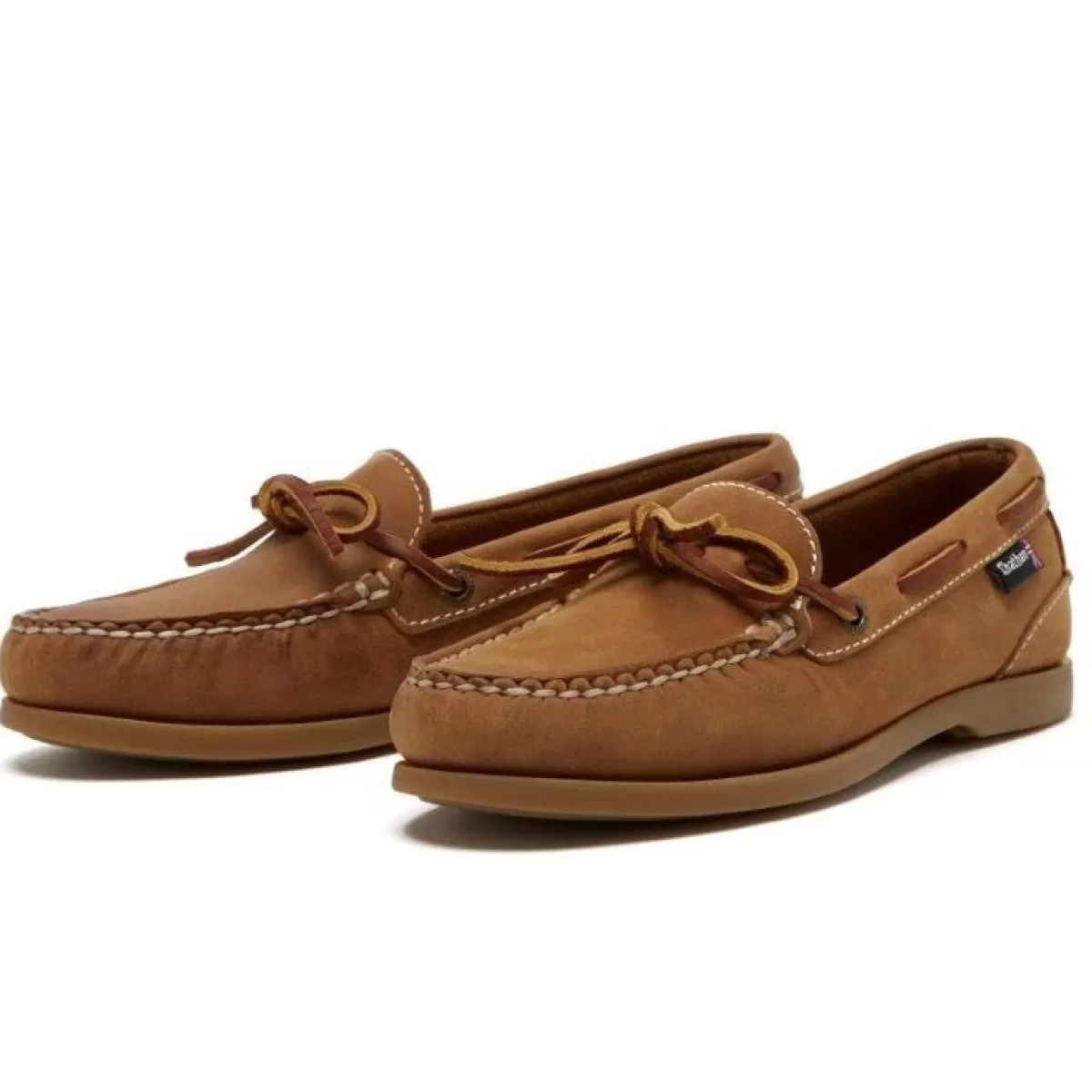 Sale Chatham Ladies Olivia G2 Slip-On Deck Shoes Walnut