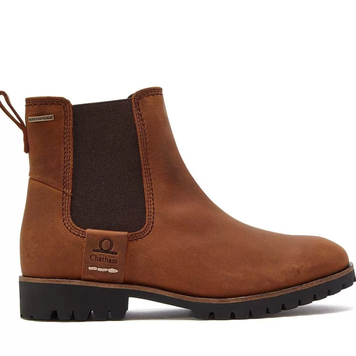 Store Chatham Ladies Olympia Chelsea Boots Walnut