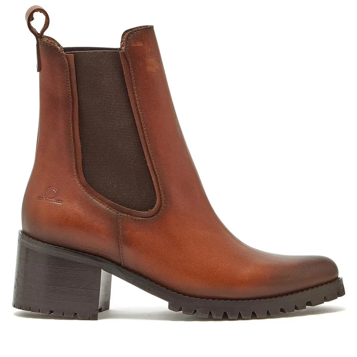 Online Chatham Ladies Vyne Heeled Chelsea Boots Dark Tan