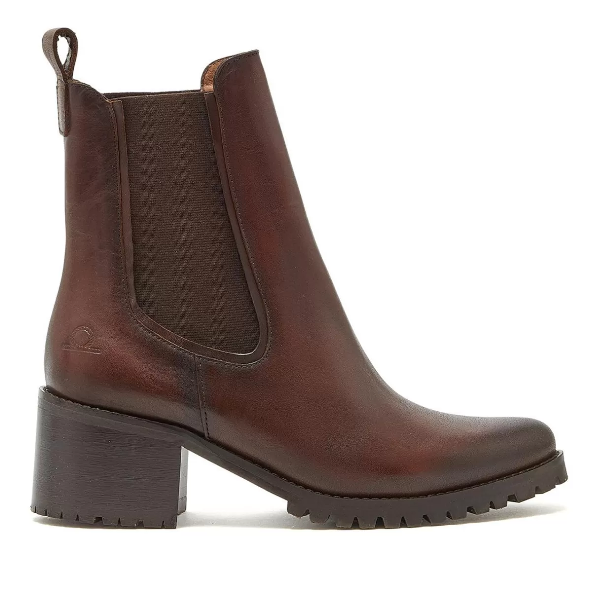 Hot Chatham Ladies Vyne Heeled Chelsea Boots Dark Brown