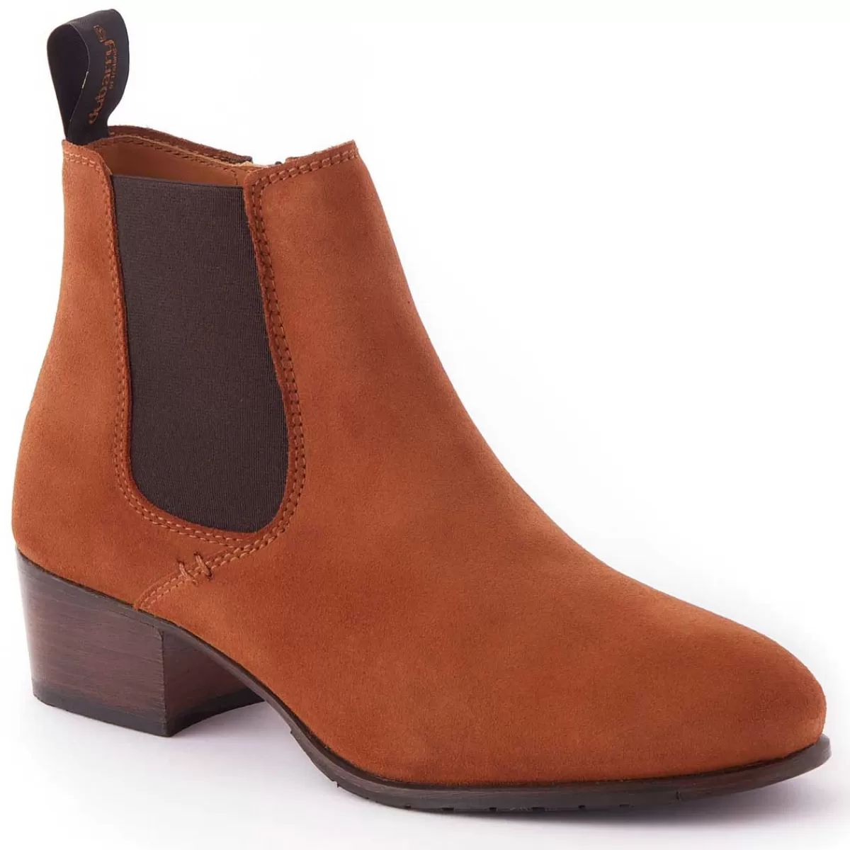 New Dubarry Bray Chelsea Boots - Ladies Camel Suede