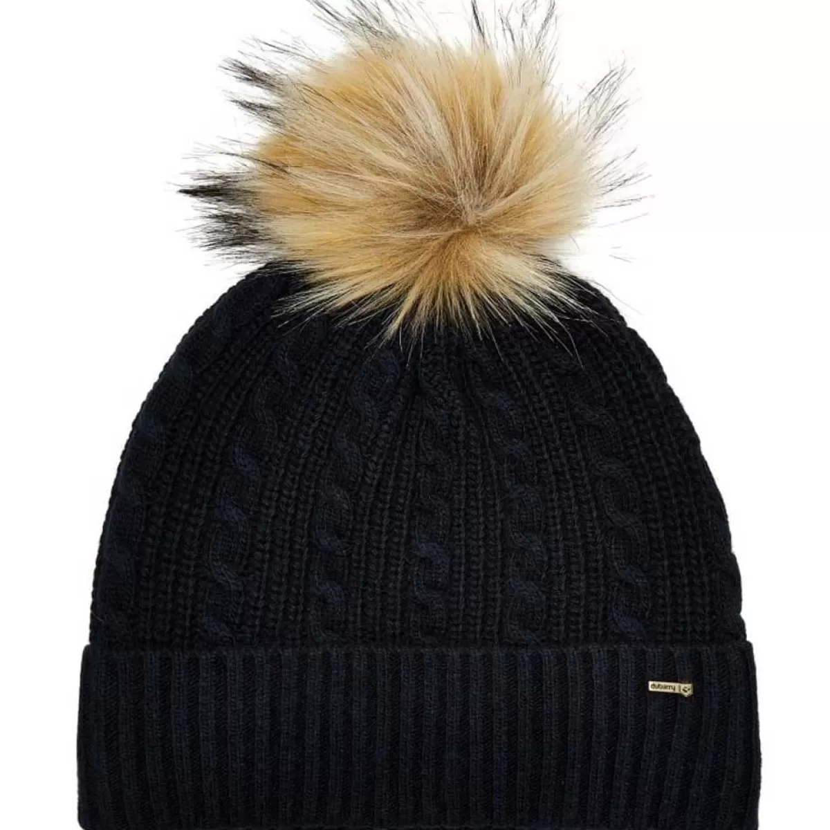 Store Dubarry Bruff Knitted Bobble Hat Navy