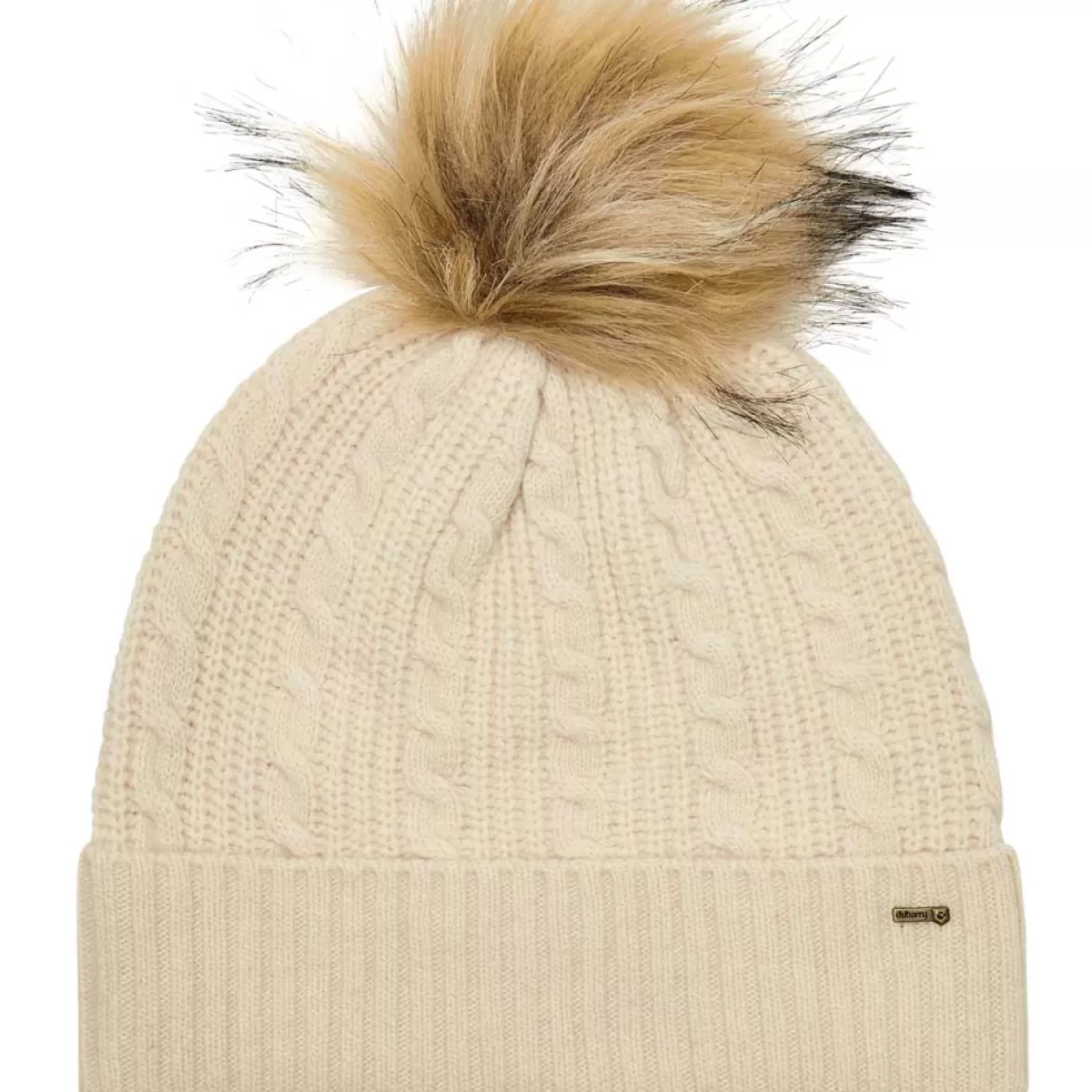 Flash Sale Dubarry Bruff Knitted Bobble Hat Chalk