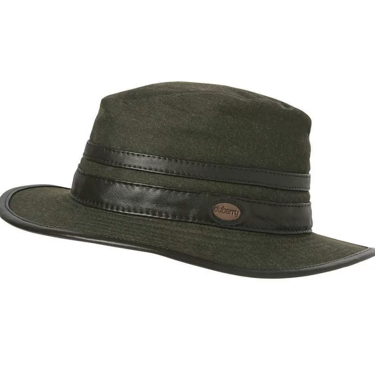 Online Dubarry Butler Fedora Style Waterproof Hat - Dark Olive