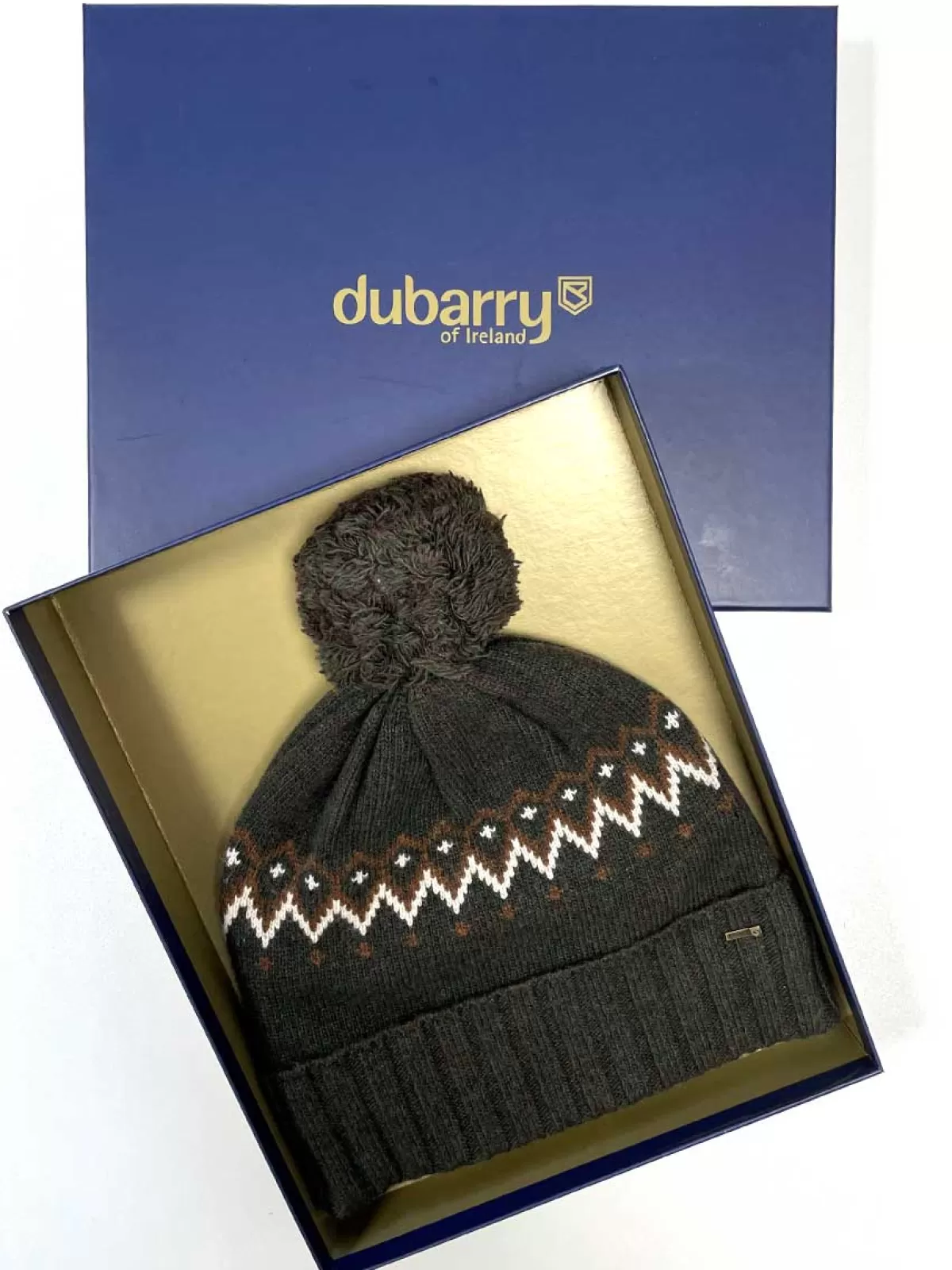 Online Dubarry Connolly Fair Isle Hat - Olive