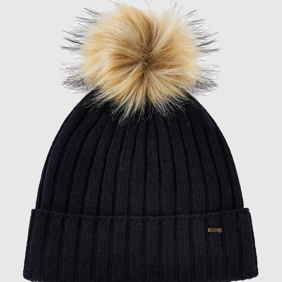 Online Dubarry Curlew Knitted Bobble Hat Navy