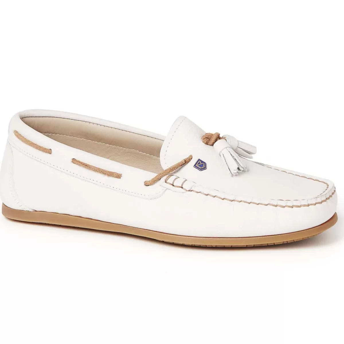 Sale Dubarry Deck Shoes - Ladies Jamaica - Sail White Dubarry Deck Shoes Ladies Jamaica Sail White