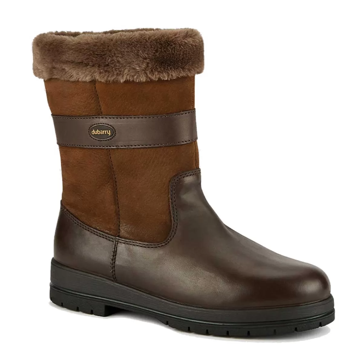 Clearance Dubarry Foxrock Fur Lined Country Boots - Walnut