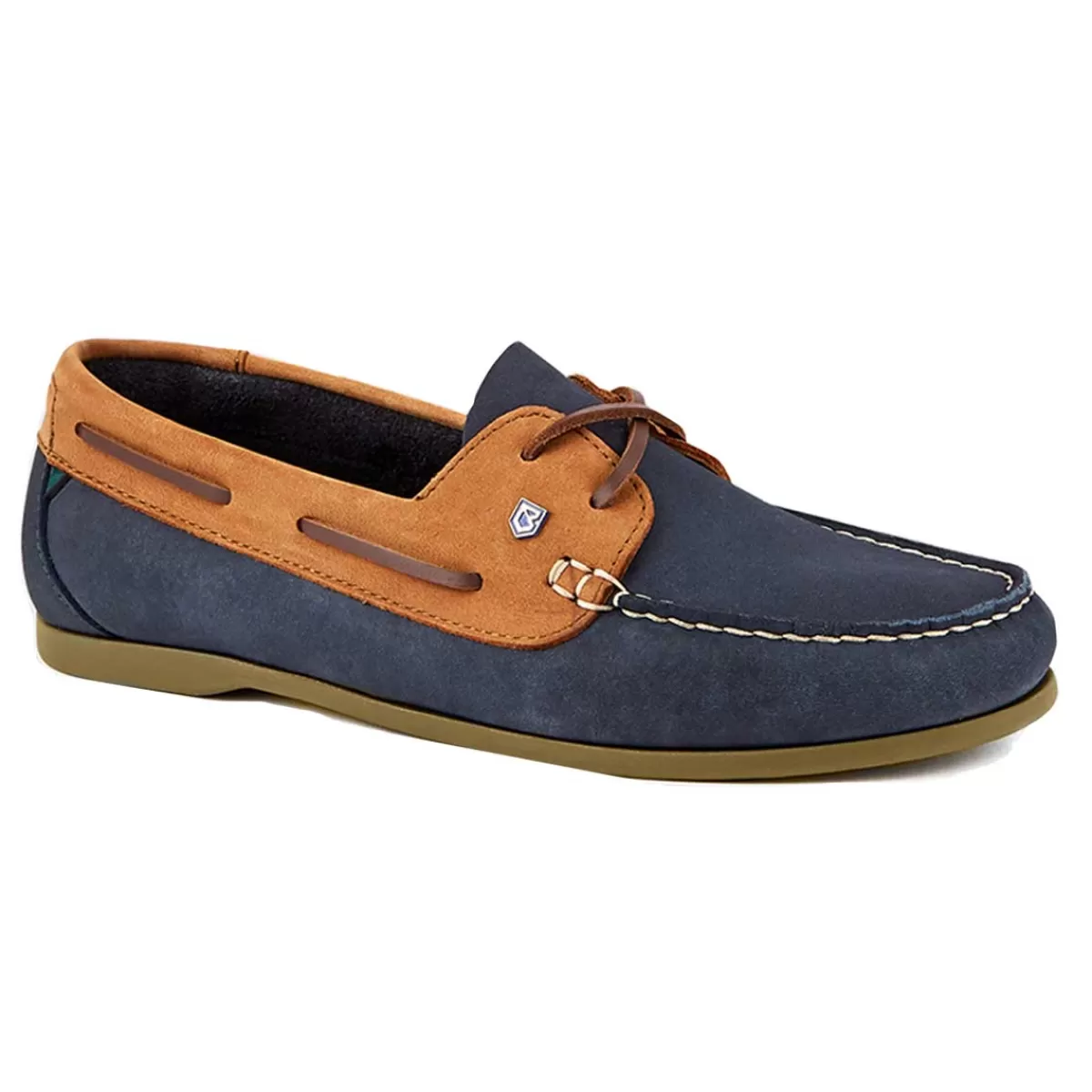 Outlet Dubarry Ladies Aruba Deck Shoes Denim & Tan